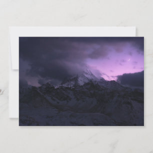 Carte De Remerciements Montagnes Parc national de Yading, Sichuan, Chin