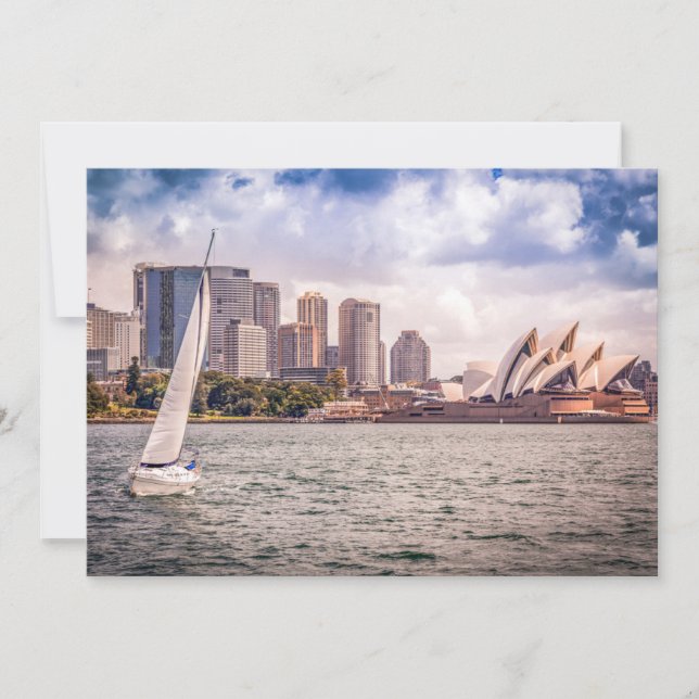 Carte De Remerciements Monuments | Sydney Opera House (Devant)