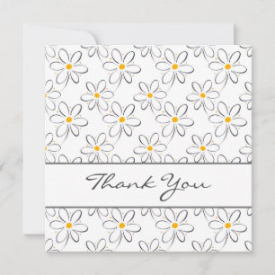Carte De Remerciements Motif blanc