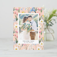 Motif de fleurs de printemps Mariage de photo bota