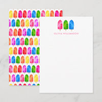 Motif de sucette glacée colorée