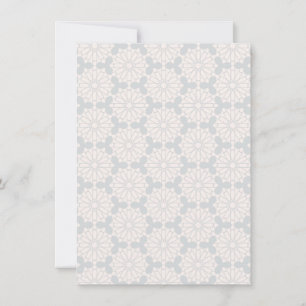 Carte De Remerciements Motif géométrique islamique