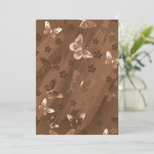 Carte De Remerciements Motif papillon 15