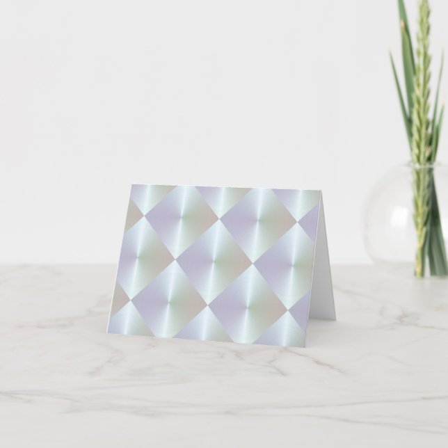 Carte De Remerciements Motif Pearl Diamond Tile (Devant)