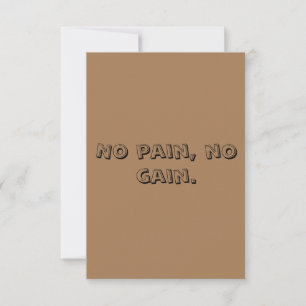 Carte De Remerciements Motivation de salle de sport Texte personnalisé et