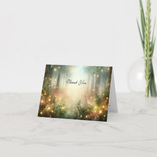Carte De Remerciements Mystic Forrest Meadow Magic