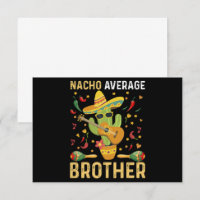 Nacho Moyenne Brother Joke Cinco De Mayo Humour