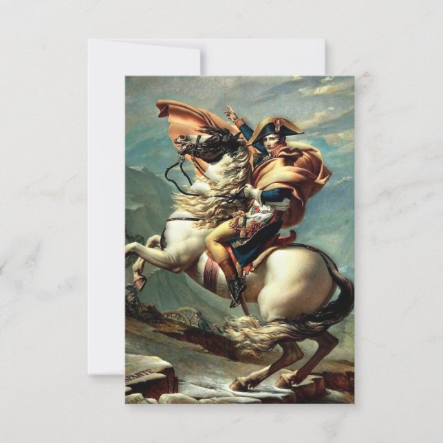 Carte De Remerciements Napoléon Bonaparte Empereur France (Devant)