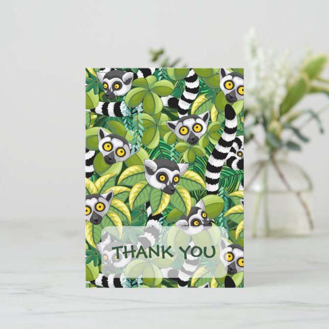 Carte De Remerciements Nappe (Debout devant)