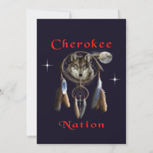 Carte De Remerciements Nation cherokee