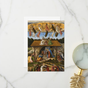 Carte De Remerciements Nativité mystique, 1500 par Sandro Botticelli
