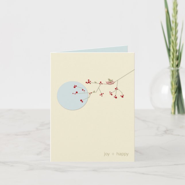 Carte De Remerciements Nesting Bird & Family Baby Thank You Note Card (Devant)