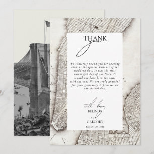Carte De Remerciements New York City Destination Mariage NYC