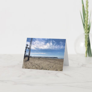 Carte De Remerciements Newport Pier, Newport Beach, Californie