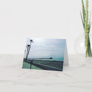 Carte De Remerciements Newport Pier, Newport Beach, Californie