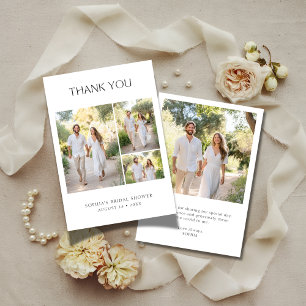 Carte De Remerciements N'importe quel événement 4 Mariage photo Fête des 