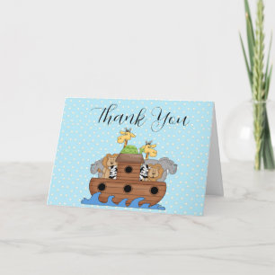 Carte De Remerciements Noah's Ark Thank You Notes