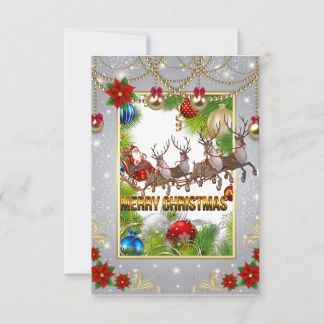 Carte De Remerciements Noël (Devant)