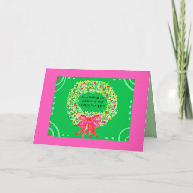 Carte De Remerciements Noël  (Devant)