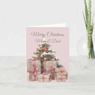 Carte De Remerciements Noël Maman Et Papa