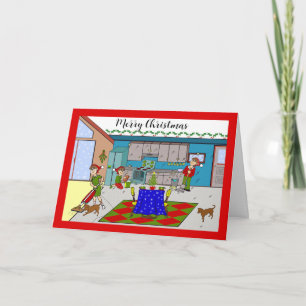 Carte De Remerciements Noël pour une ménagère plus propre