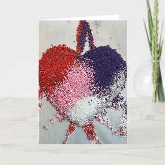 Carte De Remerciements Nonpareil Heart Blank Note Card