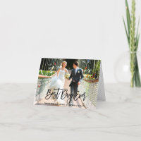 Note de Mariage de script de brosse moderne le mei