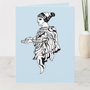 Carte De Remerciements Note : Statue de sculpture grecque antique