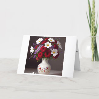 Carte De Remerciements "Notes de coeur"