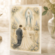 Notre-Dame de Grâce Remerciement de Mariage Cathol