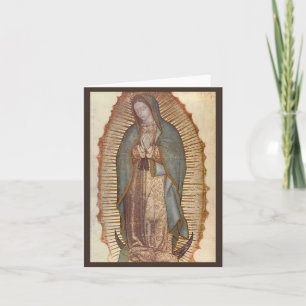 Carte De Remerciements Notre-Dame de Guadalupe