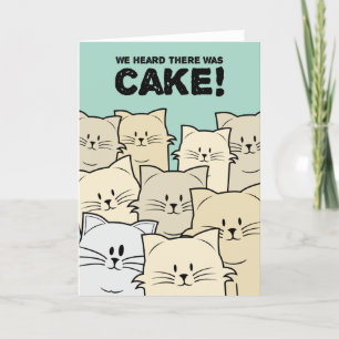 Carte De Remerciements Nous Avons Entendu Qu'Il Y Avait Du Gâteau ! - Cou