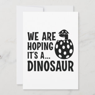 Carte De Remerciements Nous espérons que c’est un dinosaure