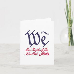 Carte De Remerciements Nous le peuple 2