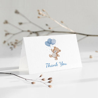 Carte De Remerciements Nous pouvons attendre le Baby shower