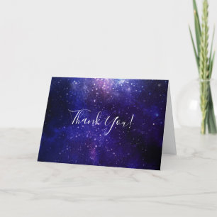 Carte De Remerciements Nuit sous les étoiles Galaxy