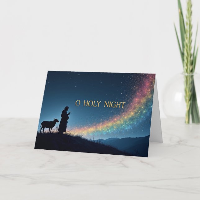 Carte De Remerciements O Holy Night – Light of Love (Devant)