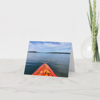 Carte De Remerciements Ocean Kayak Notecards