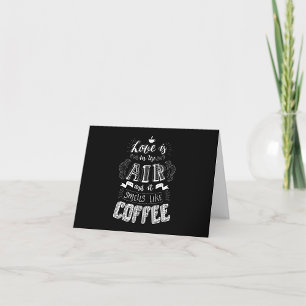 Carte De Remerciements Odeurs De Café