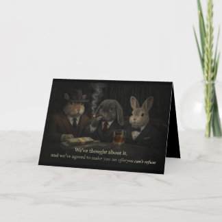 Carte De Remerciements Offer you can't refuse