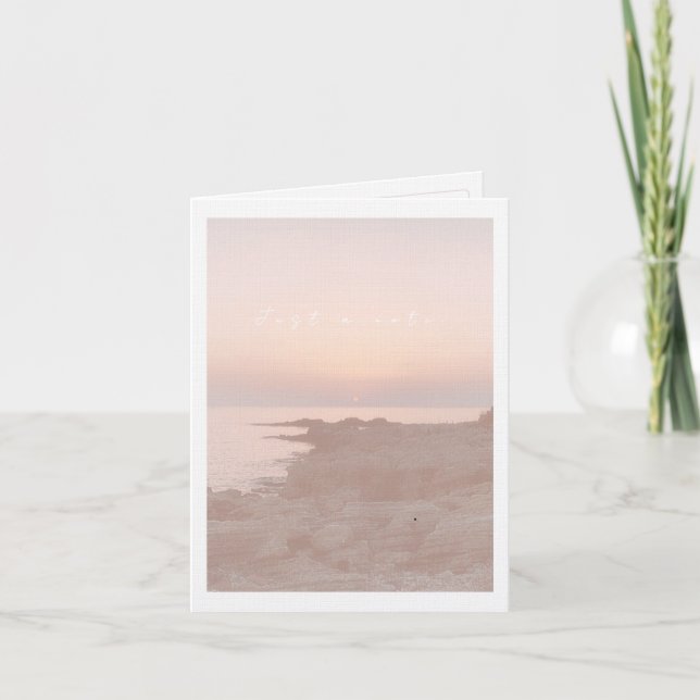 Carte De Remerciements Once upon a Beirut (Devant)