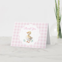 One Silly Goose Pink Gingham Girl First Birthday
