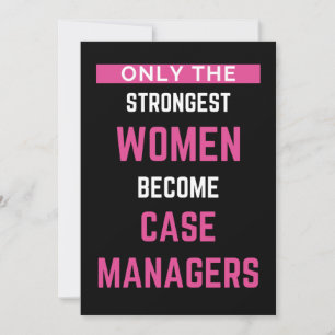 Carte De Remerciements Only The Strongest Women Become Case