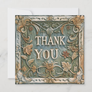 Carte De Remerciements orné décoratif