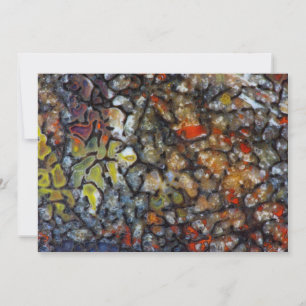 Carte De Remerciements Os de dinosaure coloré