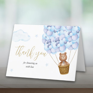 Carte De Remerciements Ours en peluche à peine attendre ours en peluche b