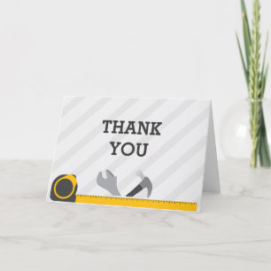 Carte De Remerciements Outils de construction