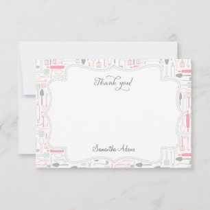 Carte de remerciements Outils de cuisine