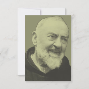 Carte De Remerciements Padre Pio de Pietrelcina
