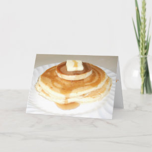 carte de remerciements "Pancakes à la broche"